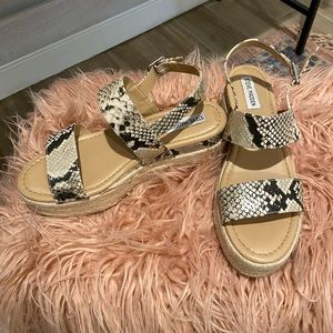 Steve Madden espadrille platforms
